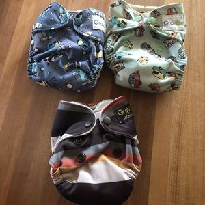 GroVia newborn diapers